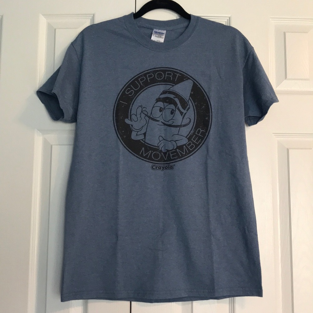 Crayola “I support Movember” tee